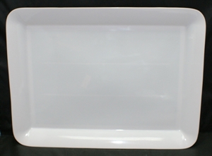 Picture of WHITE SQ TRAY 48X36CM 370G MM135X60