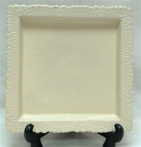 Picture of PLATE COLONIAL CREAM SQUARE 8 PA267