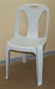 Picture of WHITE ADULT CHAIR PL167